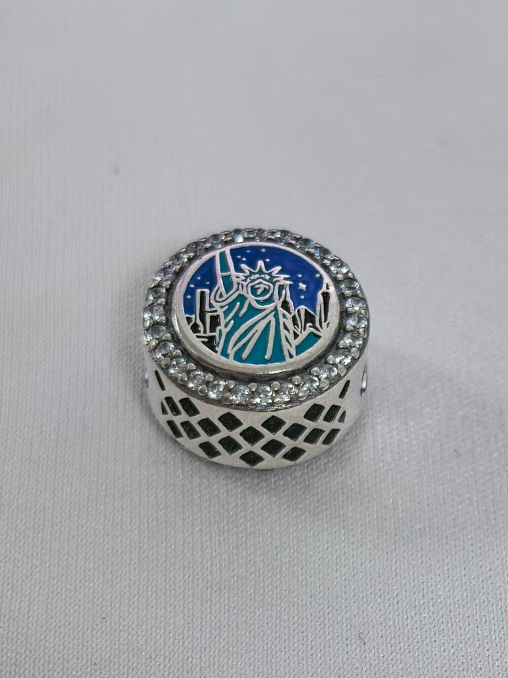 Pandora Harlem & Statue of Liberty Exclusive Charm Pendant, S925 Silver Jewelry